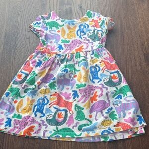 Mini Boden Multicolor Animal Print Dress